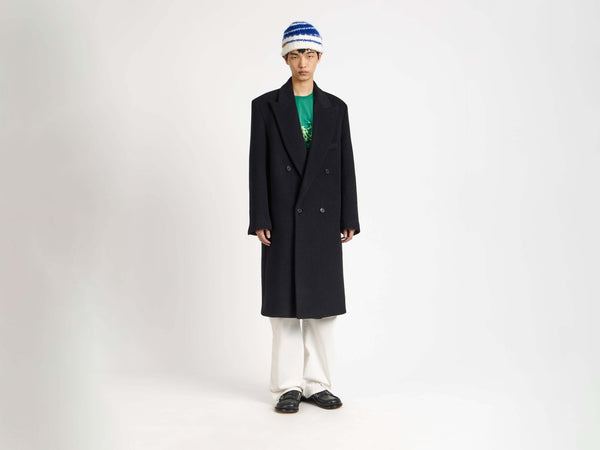 J.w.anderson Double Breasted Formal Coat In Black