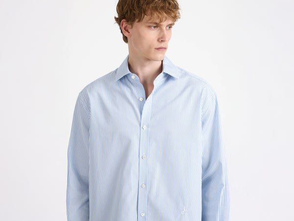 J.w.anderson Dress Shirt In Blue & White