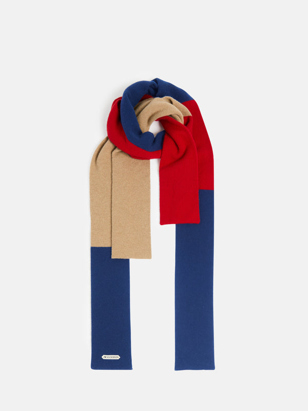J.w.anderson Four Way Fastened Scarf In Blue