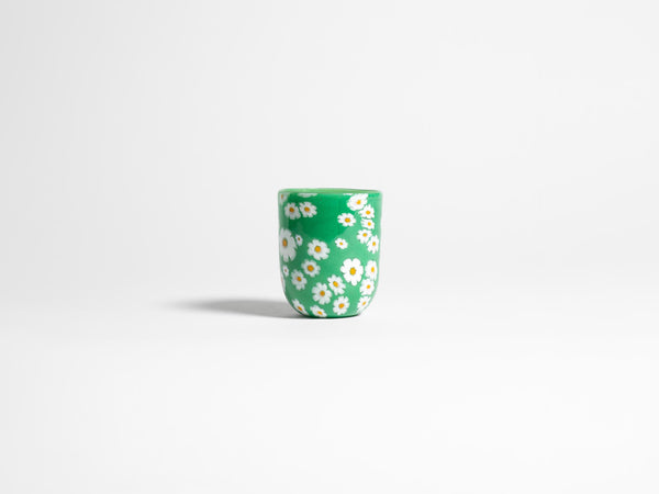 j.w.anderson Full murrina glass in green & white