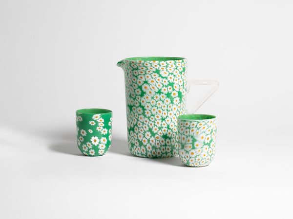 J.w.anderson Full Murrina Glass In White & Green