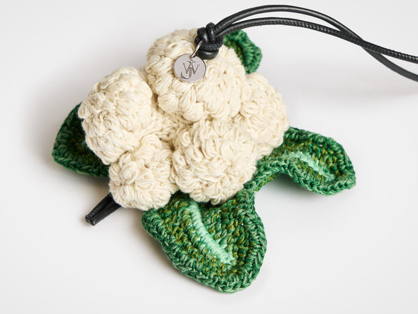 J.w.anderson Hand Crocheted Cauliflower Charm