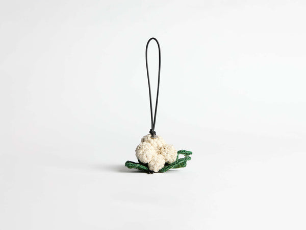 j.w.anderson Hand crocheted cauliflower charm