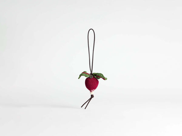 j.w.anderson Hand crocheted radish charm
