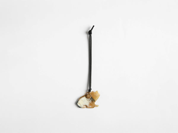 J.w.anderson Horn Crafted Frog Charm