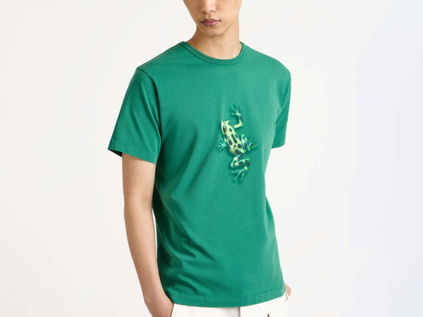 j.w.anderson Jumping frog t shirt in emerald