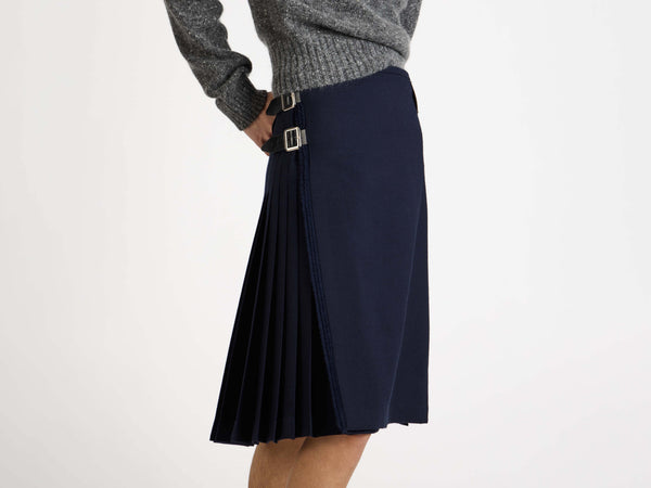 J.w.anderson Kilt In Navy