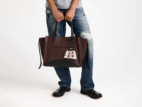 j.w.anderson Knitted house cardigan charm in white