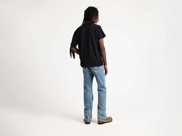 J.w.anderson Knotted Sleeve T Shirt In Black