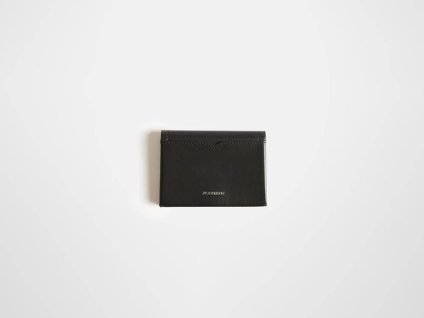 J.w.anderson Leather Loafer Card Holder In Black