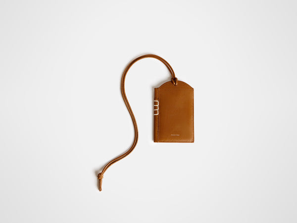 J.w.anderson Leather Loafer Mirror Case In Tan