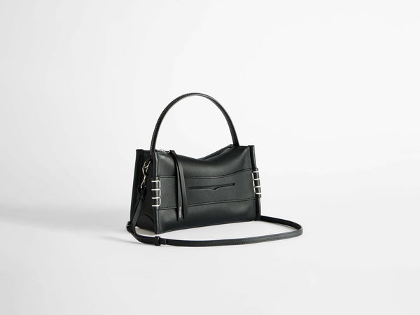 J.w.anderson Loafer Bag In Black Leather