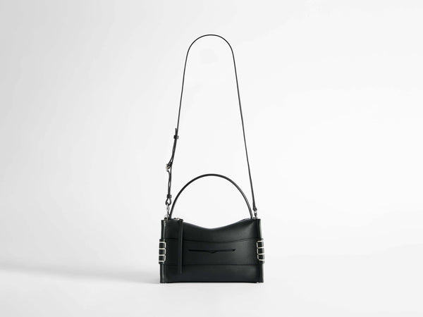 J.w.anderson Loafer Bag In Black Leather