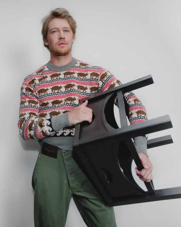J.w.anderson Mackintosh Stool In Black