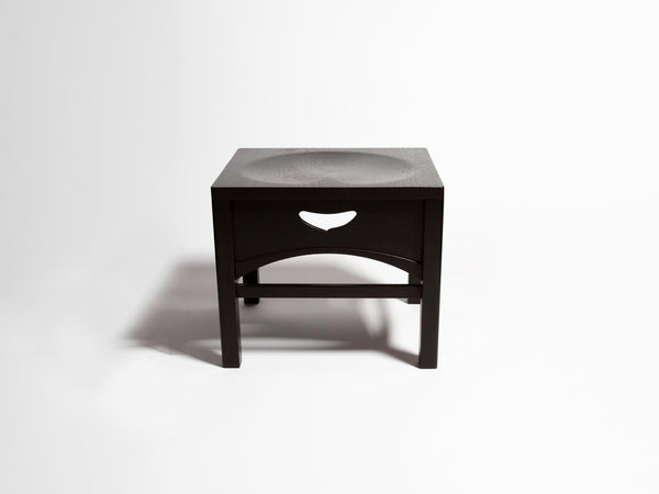 j.w.anderson Mackintosh stool in black