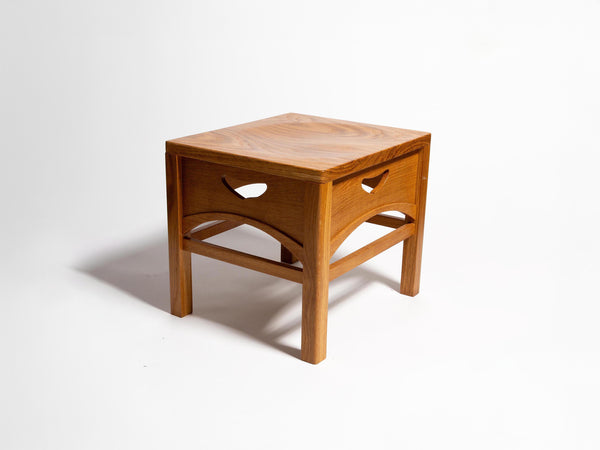 J.w.anderson Mackintosh Stool In Oak