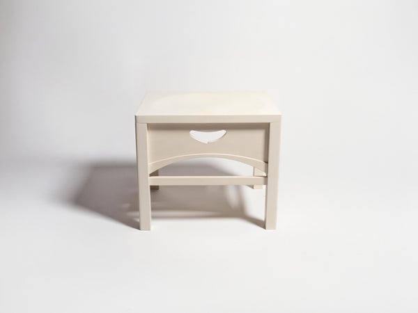 j.w.anderson Mackintosh stool in white