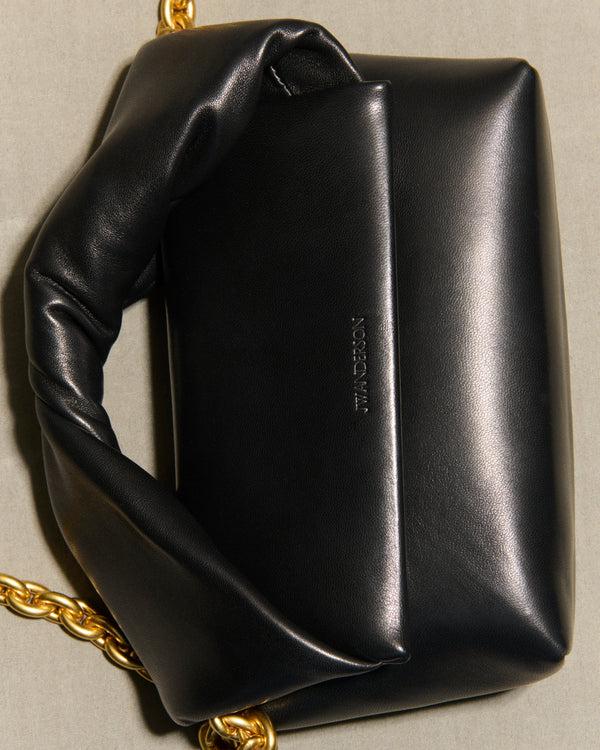 J.w.anderson Medium Twister Bag In Black Leather