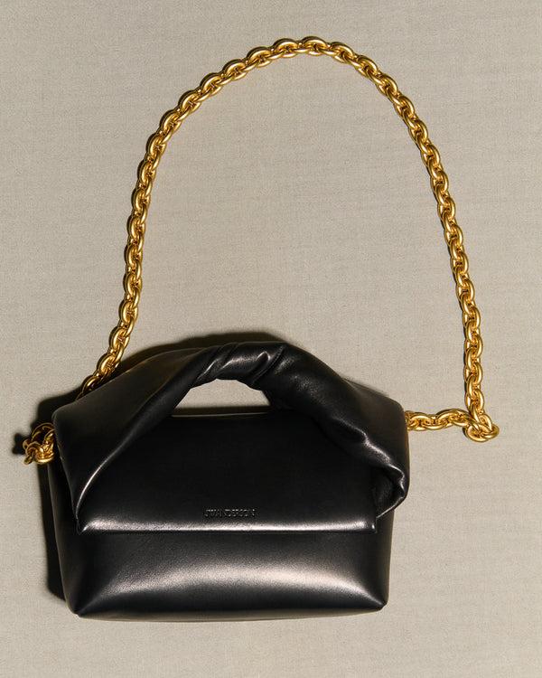 J.w.anderson Medium Twister Bag In Black Leather