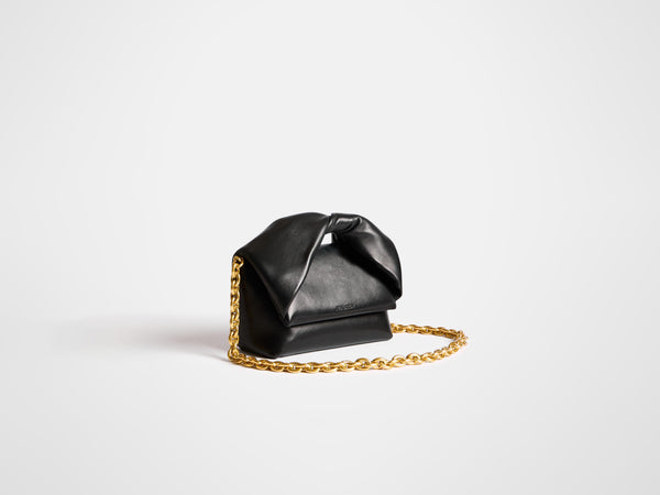 j.w.anderson Medium twister bag in black leather