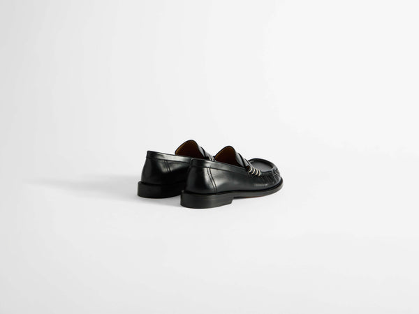 J.w.anderson Mens Loafer Moccasins In Black