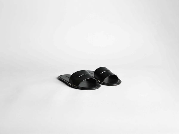 J.w.anderson Mens Loafer Slides In Black