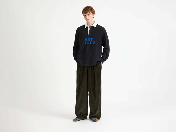 j.w.anderson Mens slipper mules in blue & multi