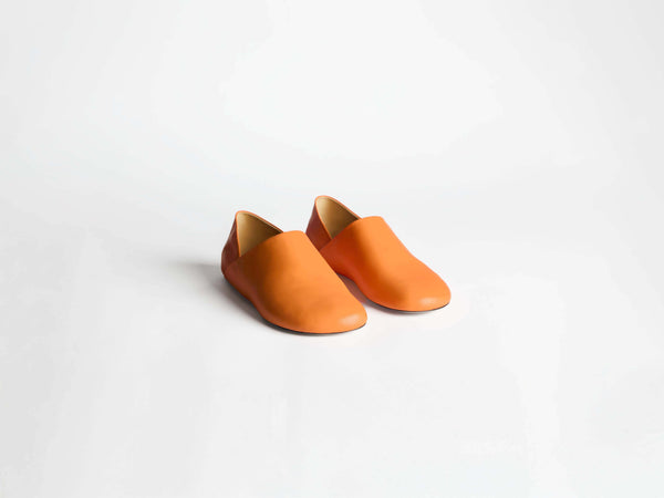 J.w.anderson Mens Slipper Mules In Orange