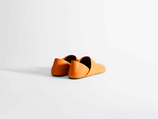 J.w.anderson Mens Slipper Mules In Orange