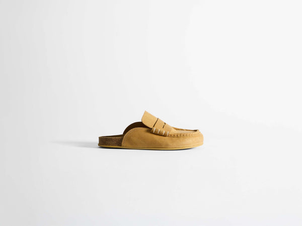 J.w.anderson Mens Stitch Loafer In Mustard