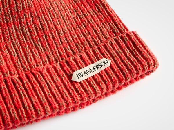 J.w.anderson Mouline Beanie In Neon Orange