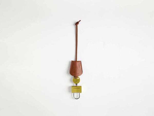 J.w.anderson Padlock Charm In Yellow