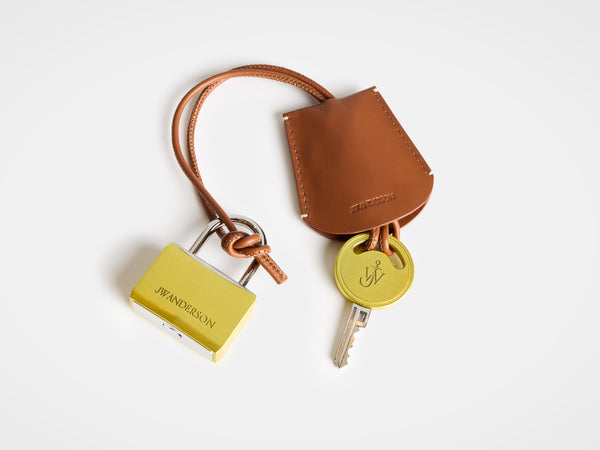 j.w.anderson Padlock charm in yellow