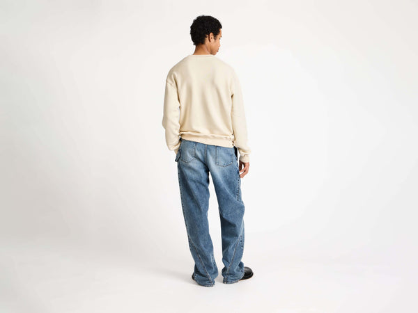 J.w.anderson Ribbon Anchor Sweatshirt In Ecru