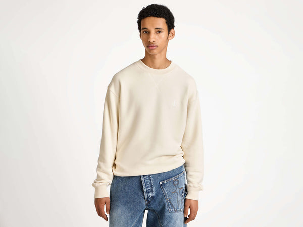 j.w.anderson Ribbon anchor sweatshirt in ecru