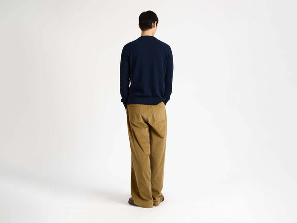J.w.anderson Single Pleat Trousers In Biscuit