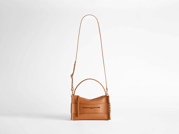 J.w.anderson Small Loafer Bag In Tan Leather