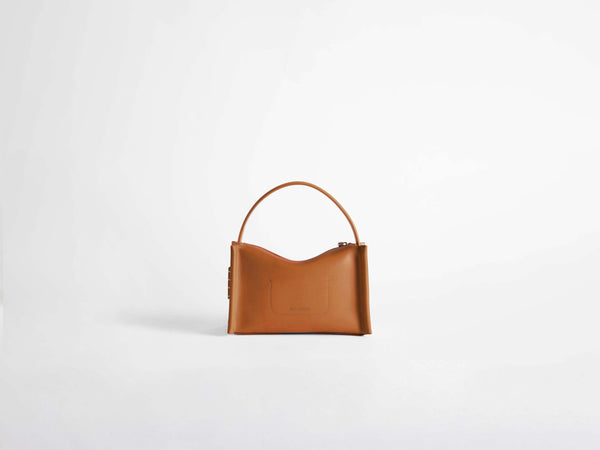 J.w.anderson Small Loafer Bag In Tan Leather