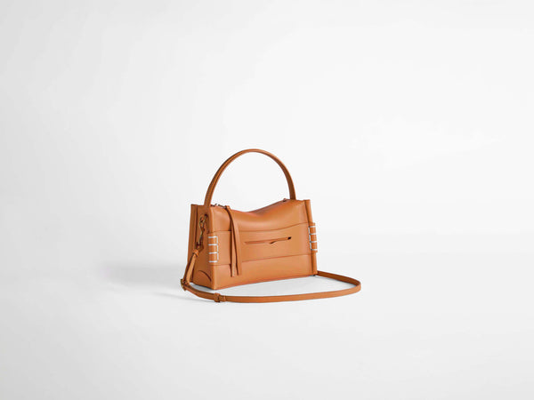 j.w.anderson Small loafer bag in tan leather