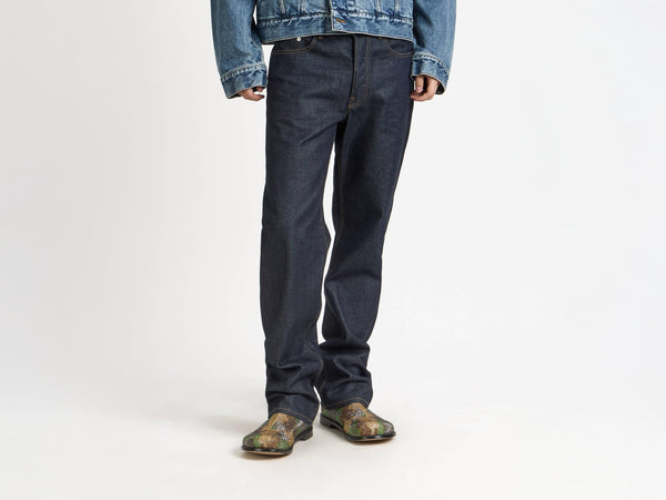 J.w.anderson Straight Leg Denim Jeans In Indigo