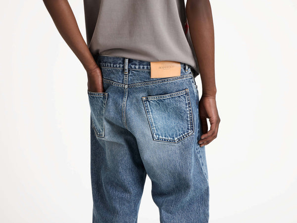 J.w.anderson Straight Leg Jeans In Mid Blue