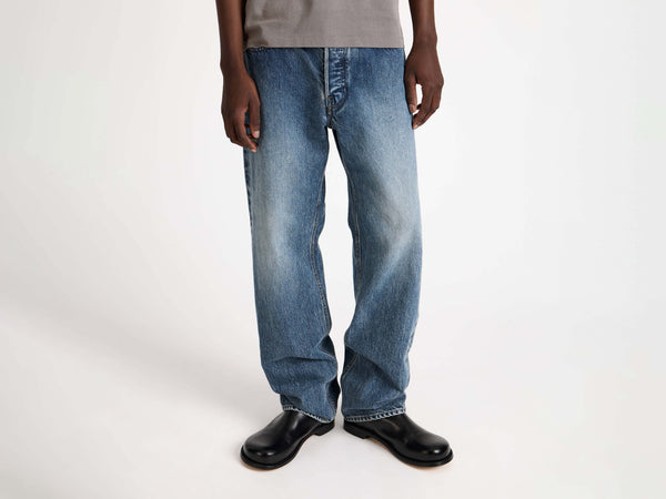 J.w.anderson Straight Leg Jeans In Mid Blue