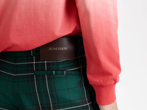 J.w.anderson Straight Leg Trousers In Forest Green