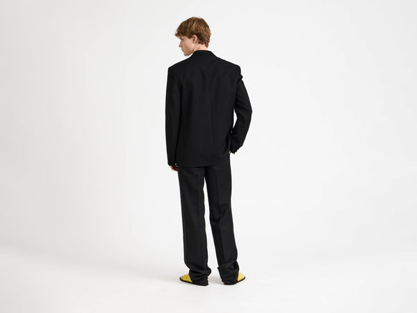 J.w.anderson Tailored Tuxedo Trousers In Black