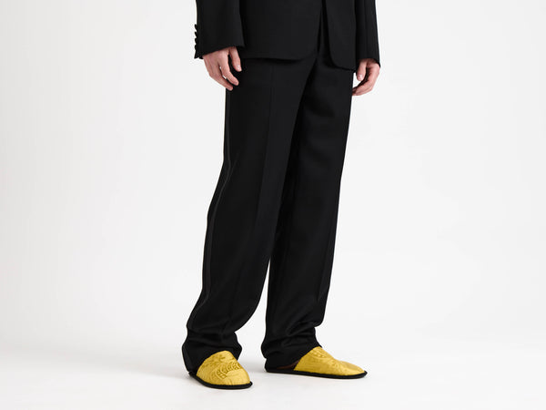 j.w.anderson Tailored tuxedo trousers in black