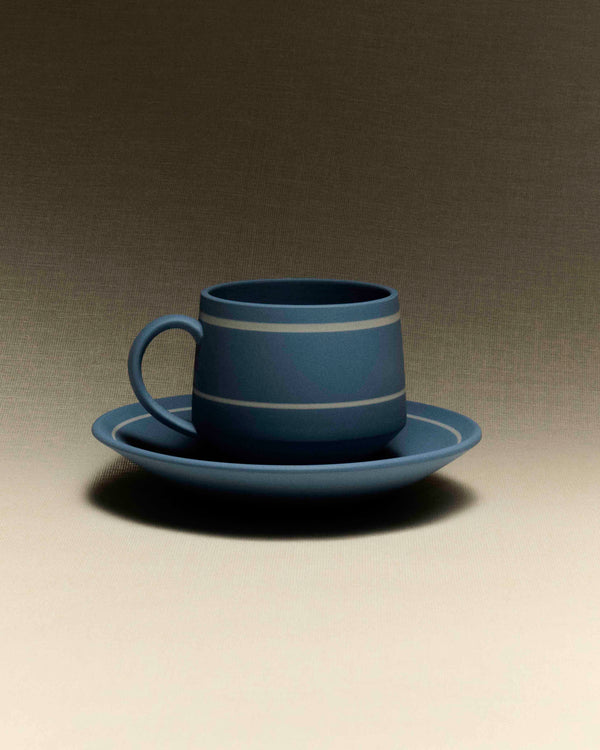 J.w.anderson Tea Cup & Saucer In Light Blue