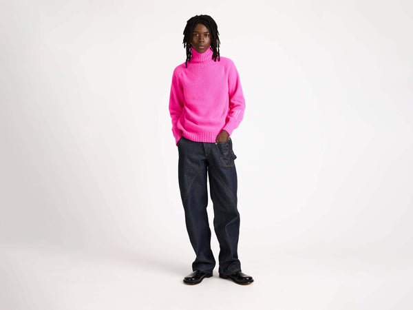 j.w.anderson Turtleneck jumper in neon pink