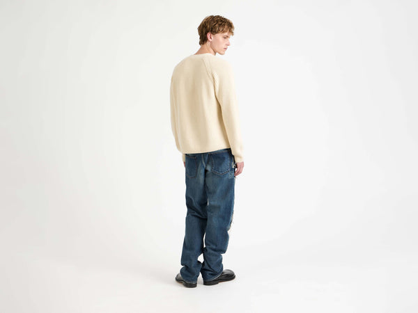 J.w.anderson V Neck Cardigan In Ivory