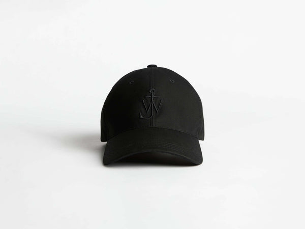 j.w.anderson Waxed cotton baseball cap in black