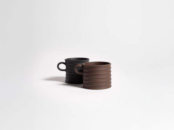 j.w.anderson Wedgwood greek cups in black & brown